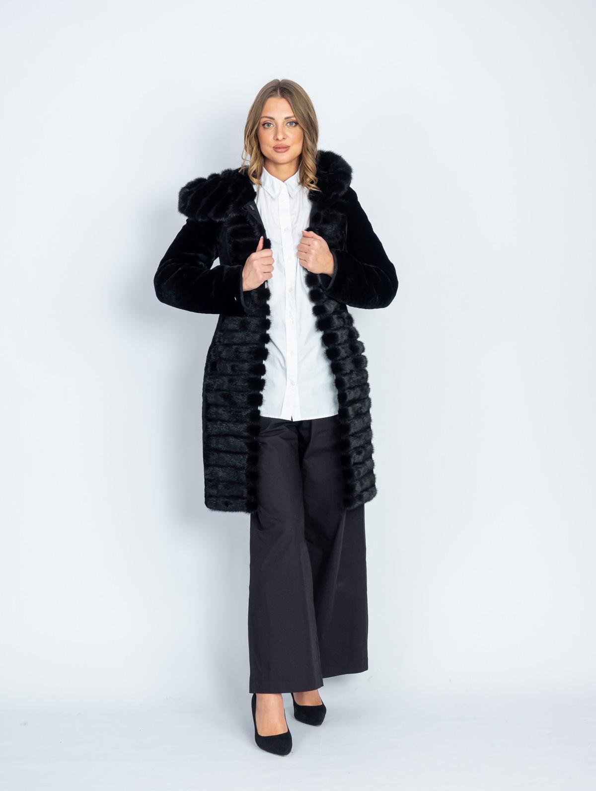 Шуба женская из меха овчины Simakhov 625/3