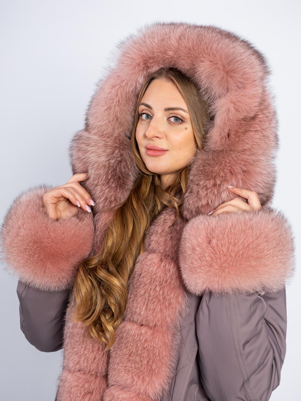 Пуховик женский зимний  OKSA FASHION 2540