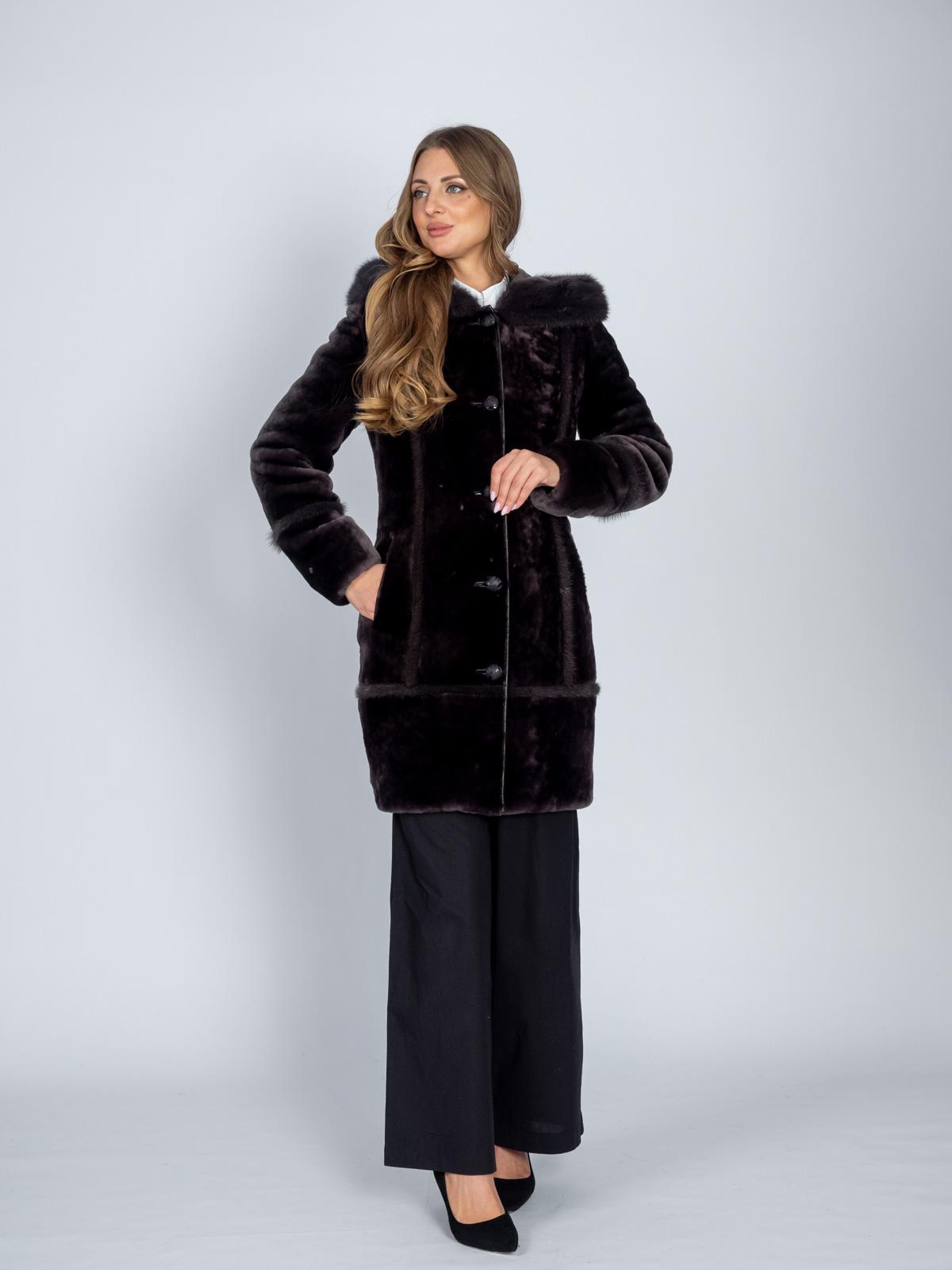 Шуба женская из меха овчины Багира М-162