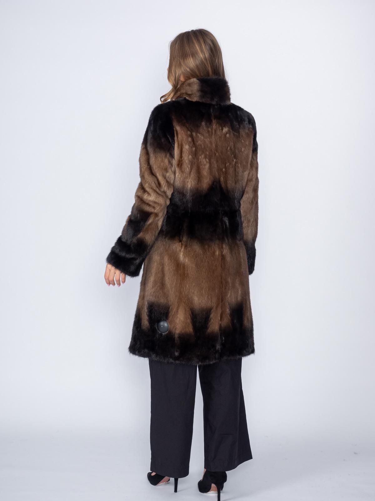 Шуба норковая Классика Прямая пластины