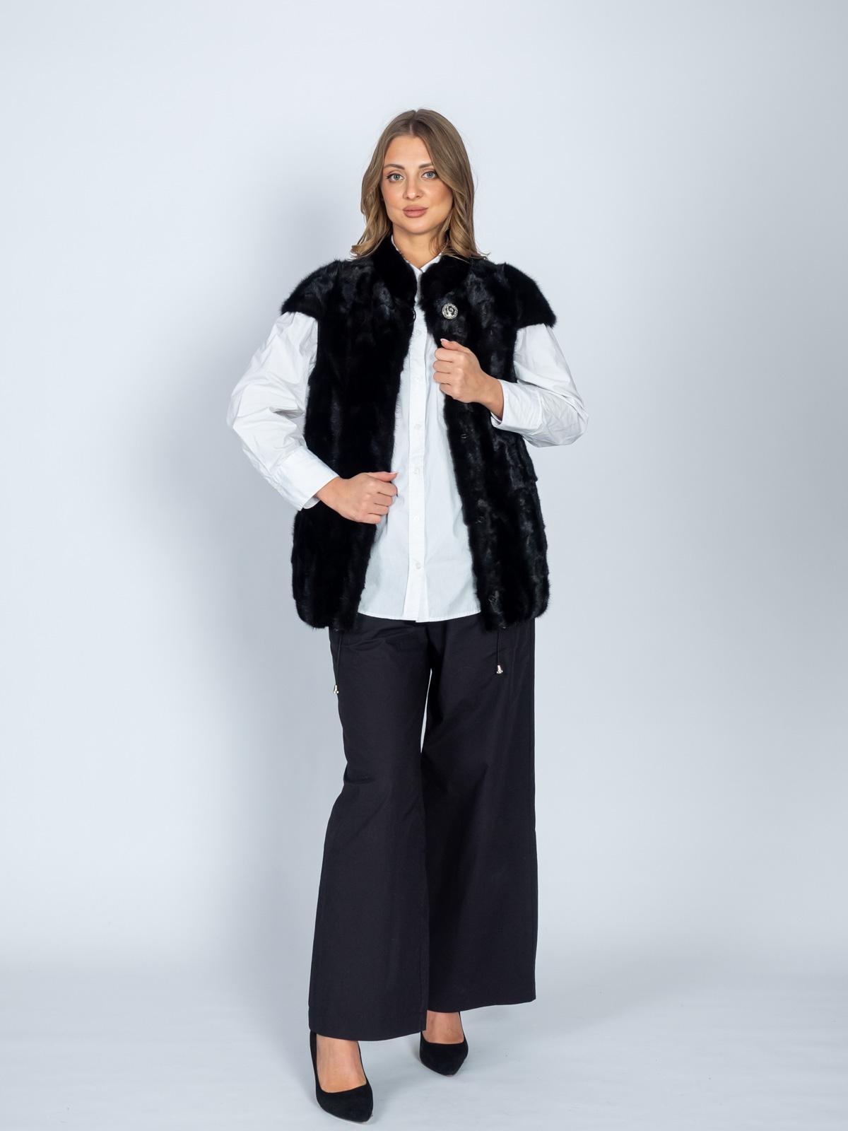 Жилет женский из меха норки Империя Меха