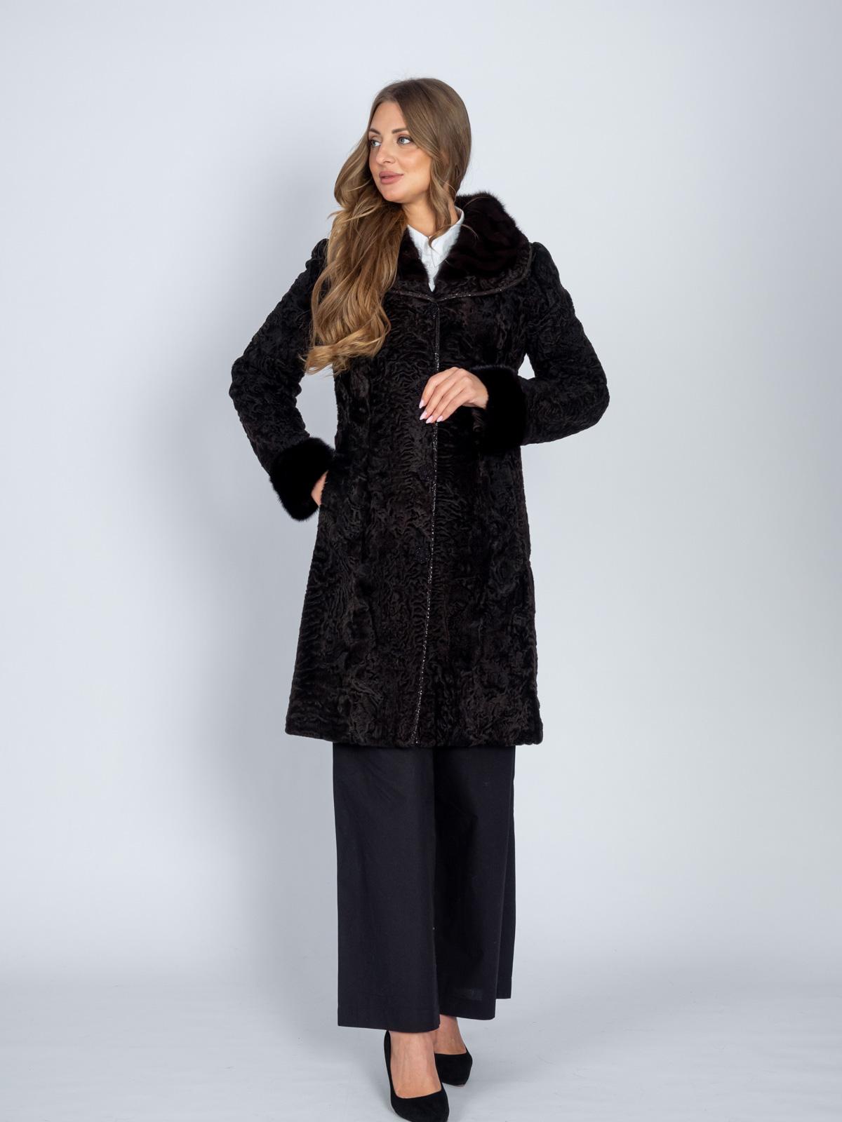 Шуба из меха каракуля Багира Л 83/2