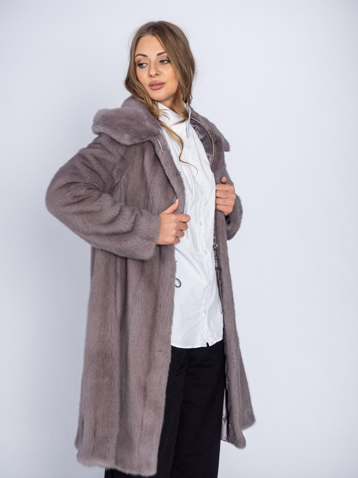 Шуба норковая женская Классика Балетка 