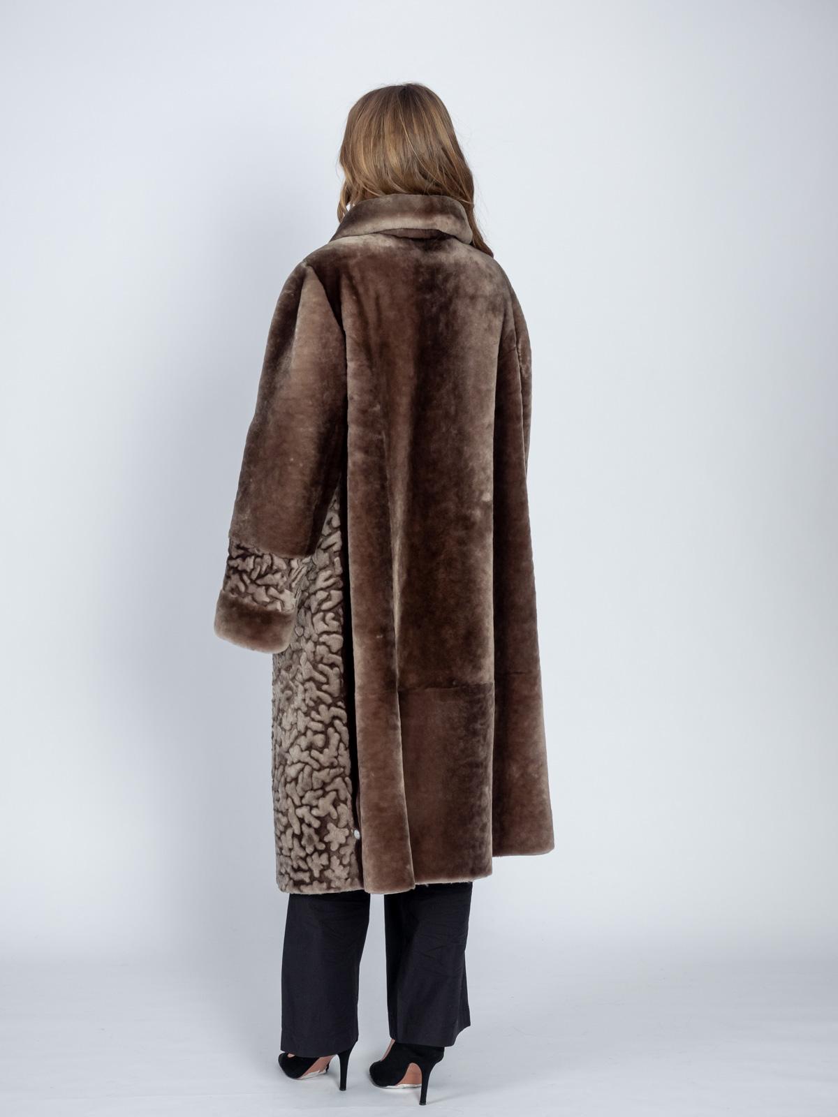 Шуба женская из меха овчины ADAMFIRST Есения