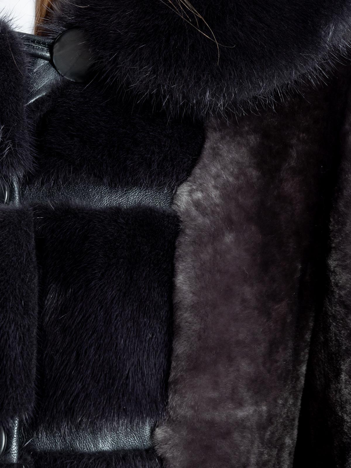 Шуба женская из меха овчины Багира М 152