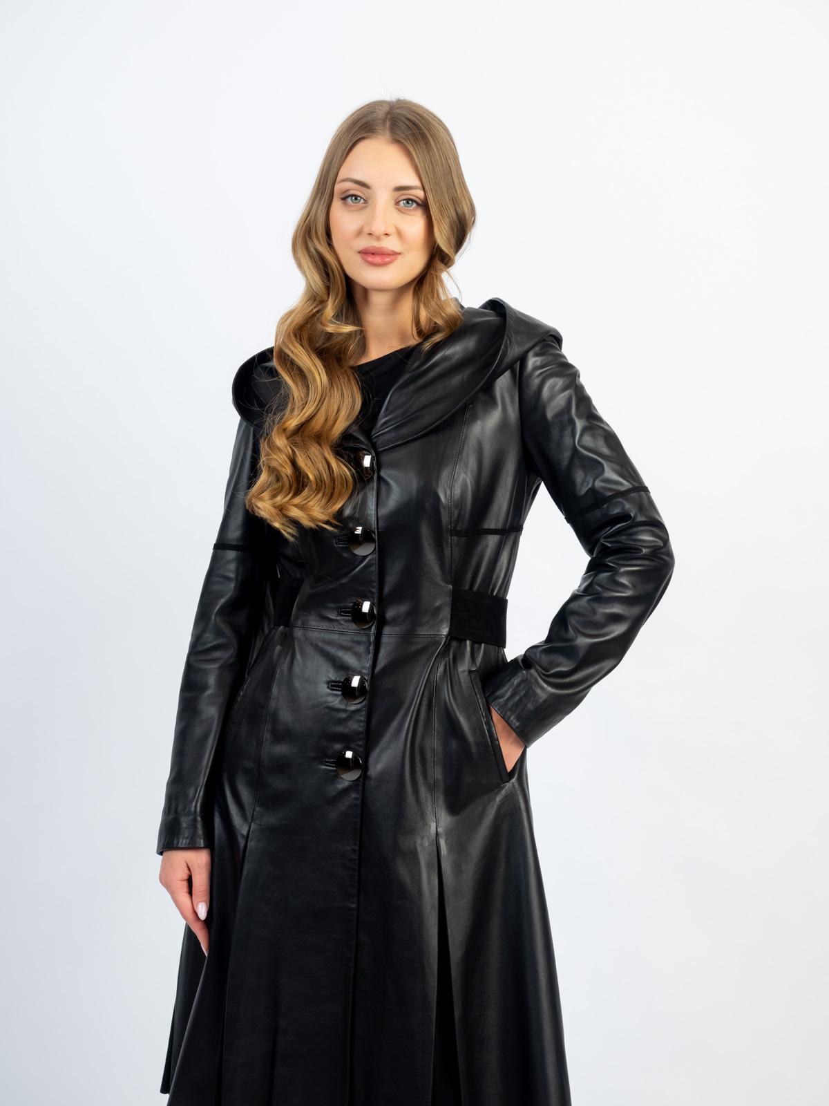 Плащ женский из натуральной кожи Dio Gamez 15393