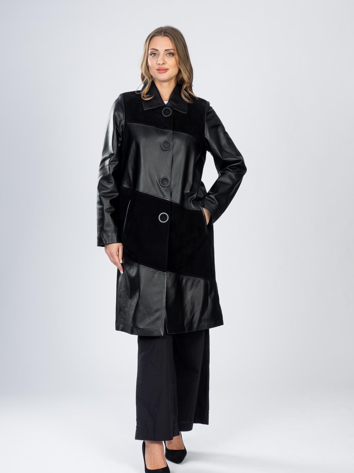 Плащ женский из натуральной кожи Tony Grazza 4707