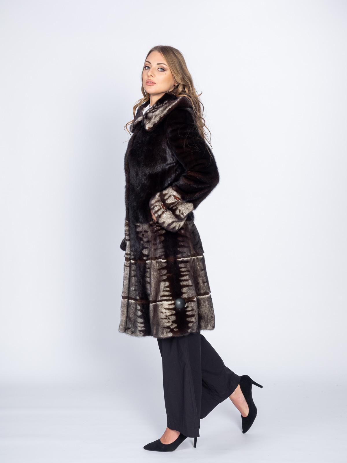 Шуба норковая женская Классика Гаде