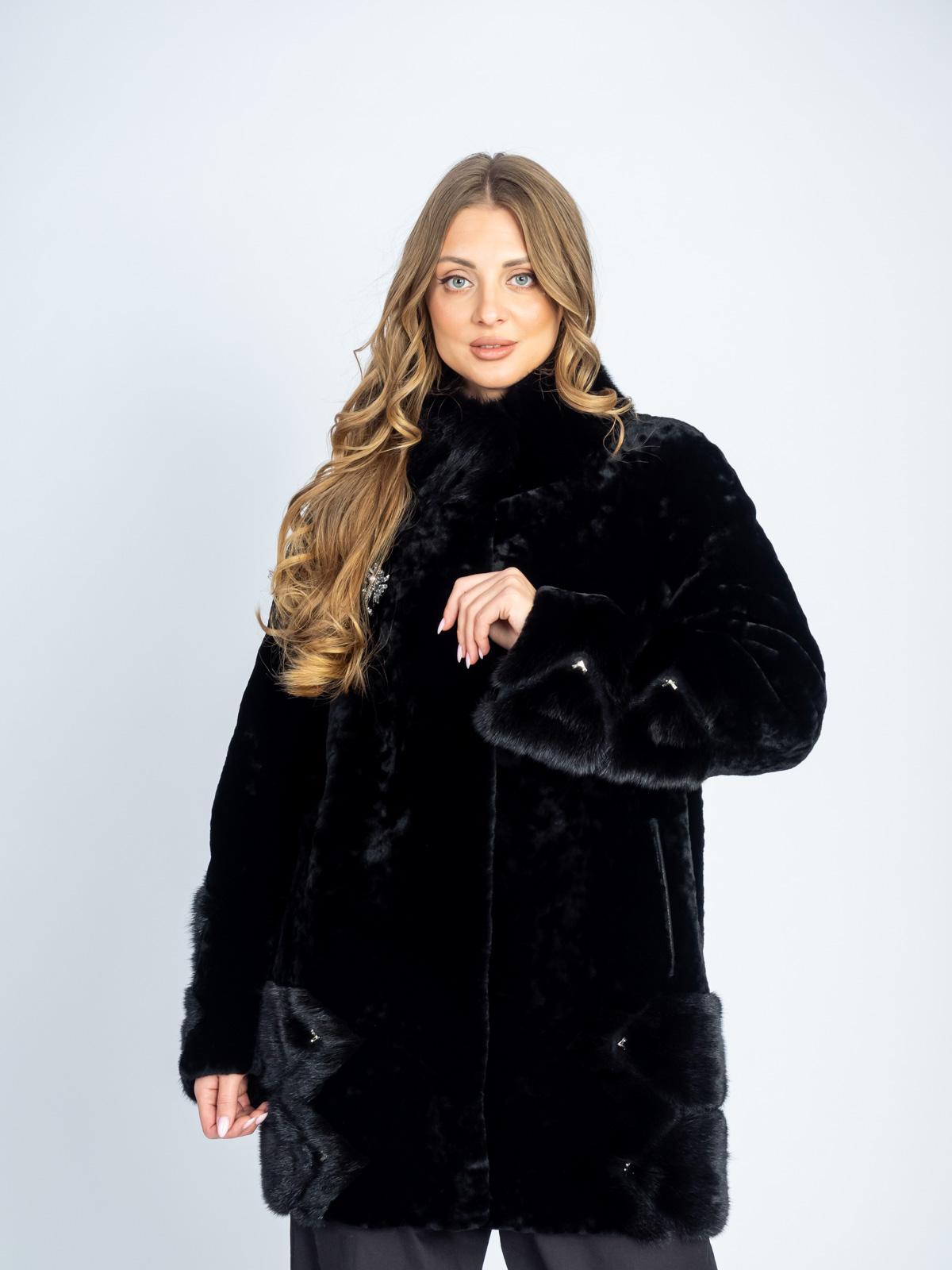 Шуба женская из меха овчины Лиэль 959