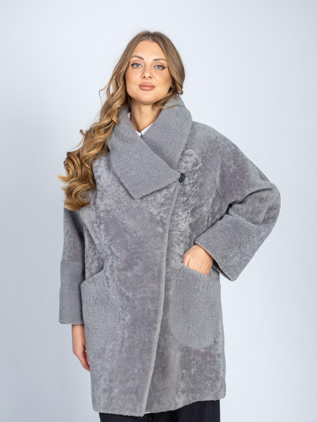 Шуба из меха овчины Юник КБ-1702/1