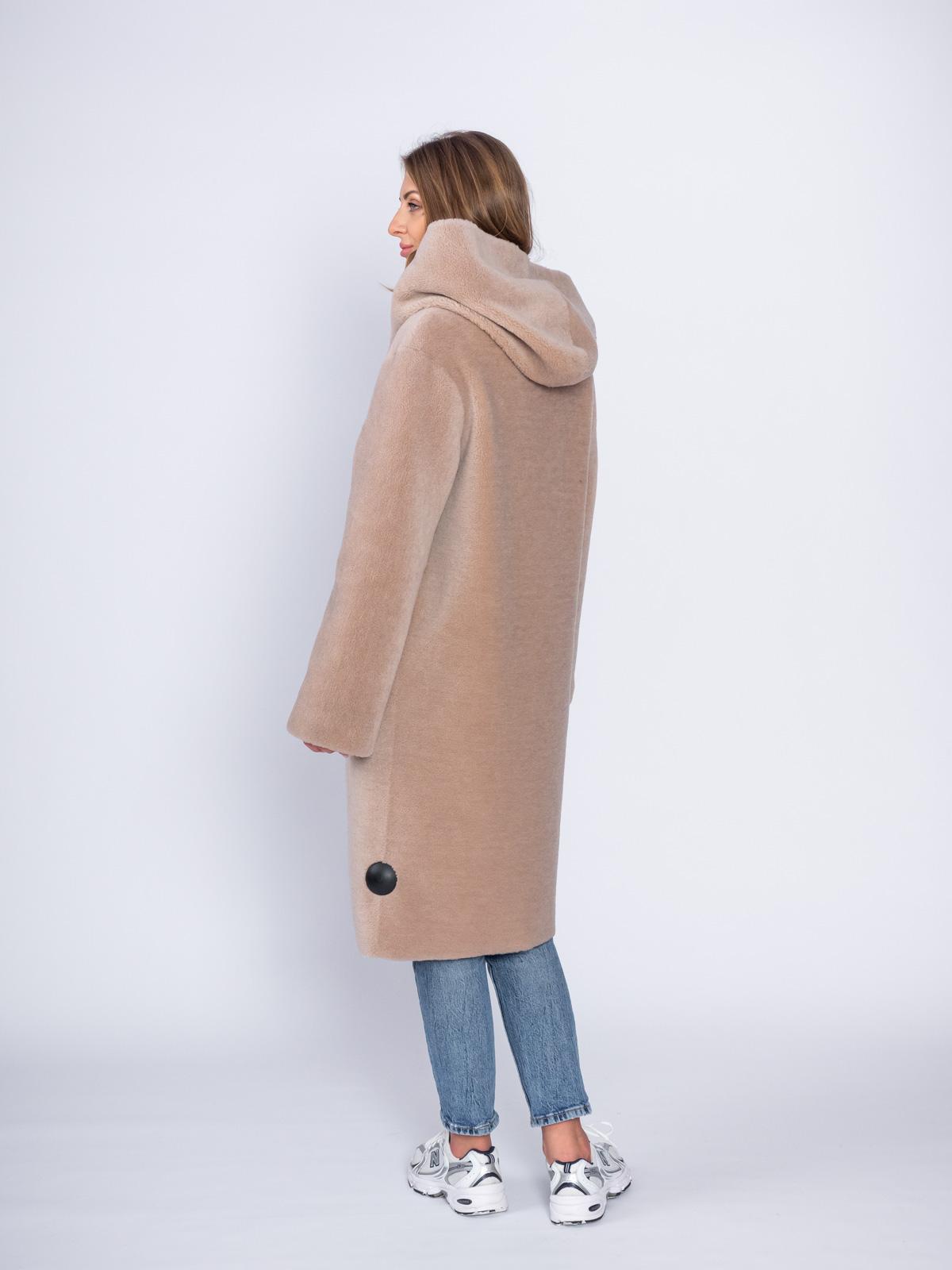 Шуба двусторонняя из эко-меха GRV Premium Furs M-2053/1