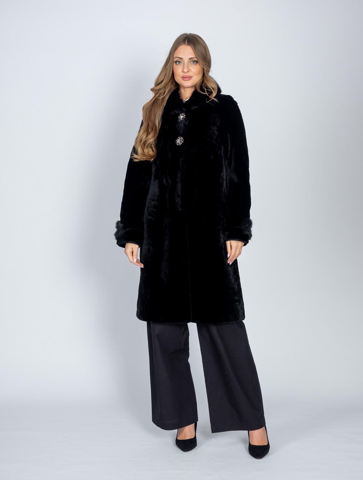 Шуба женская из меха овчины  ADAM FURS Марта-2