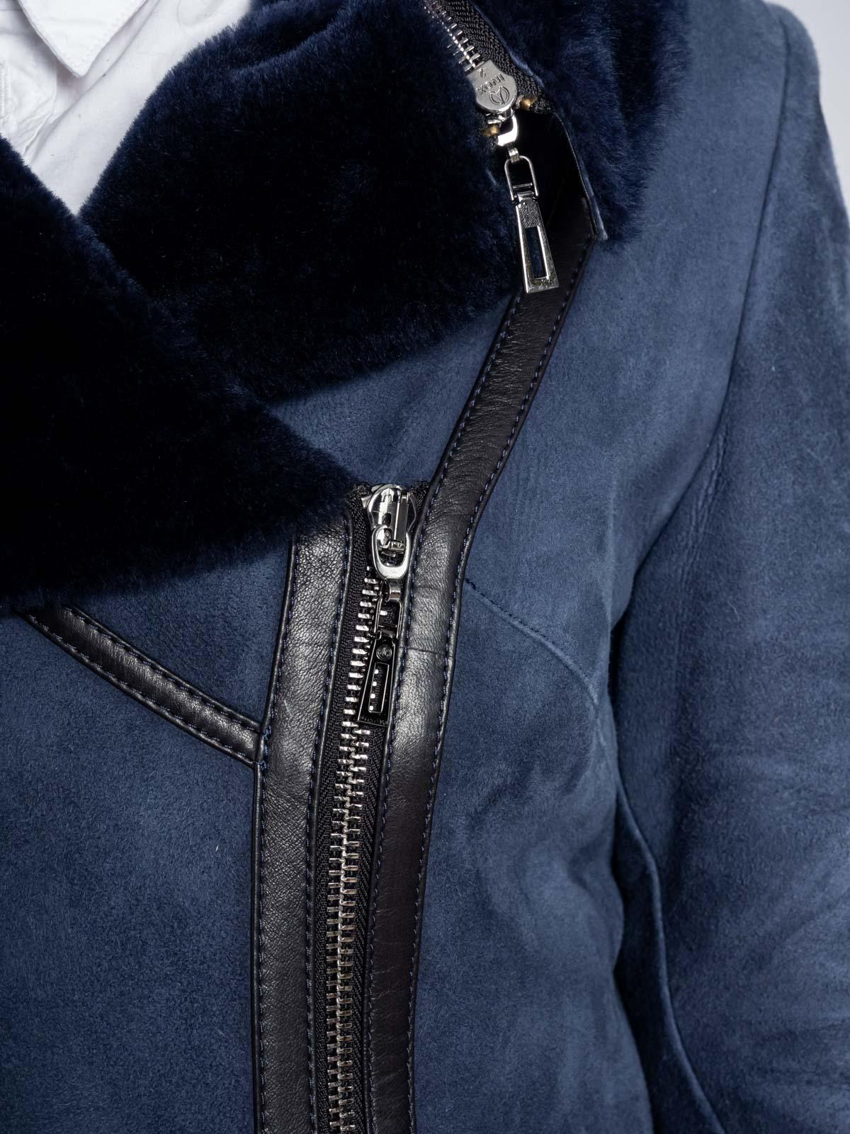 Дубленка женская из меха овчины 2228