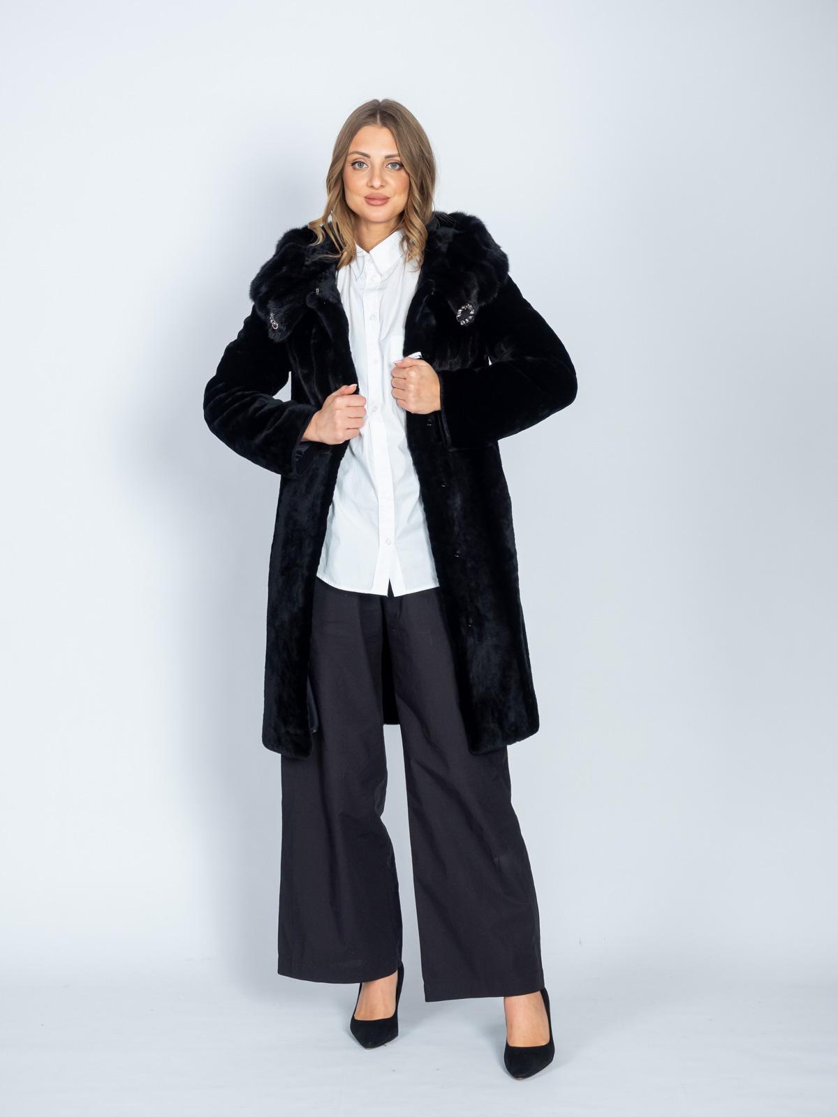 Шуба женская из меха овчины МиРель 724-М