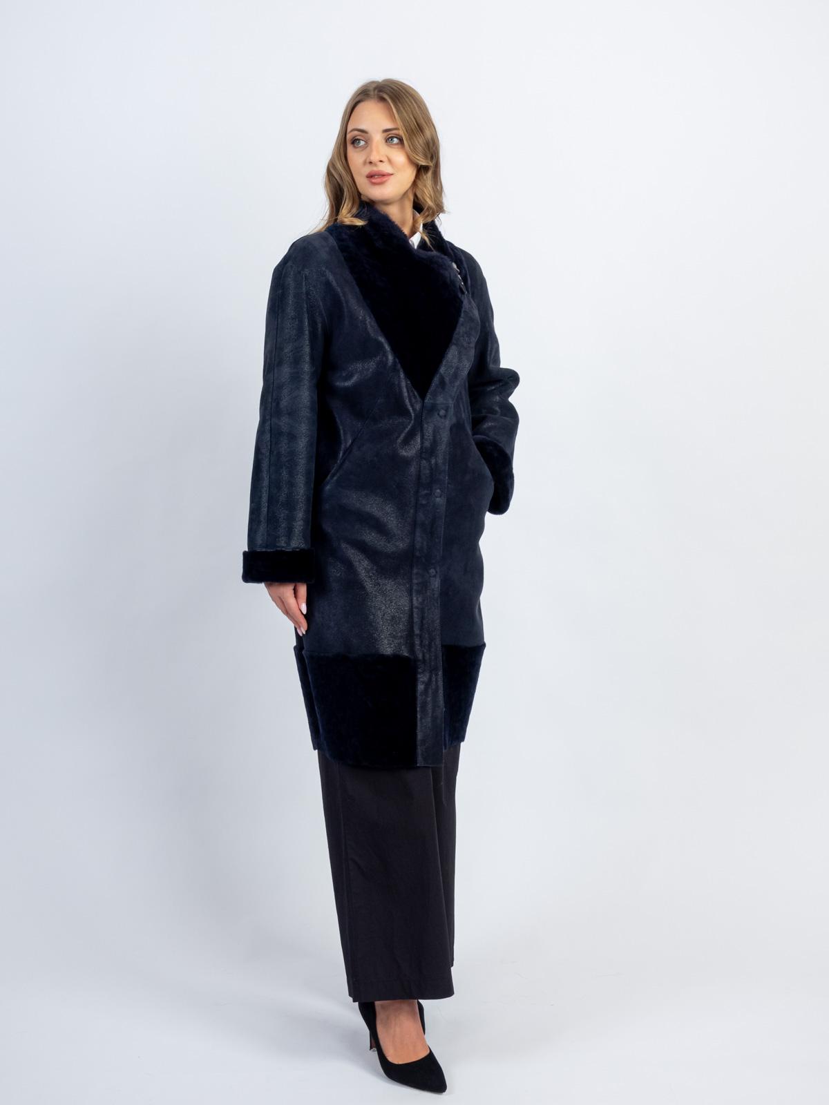 Шуба женская из меха овчины Di' Anna K-29062