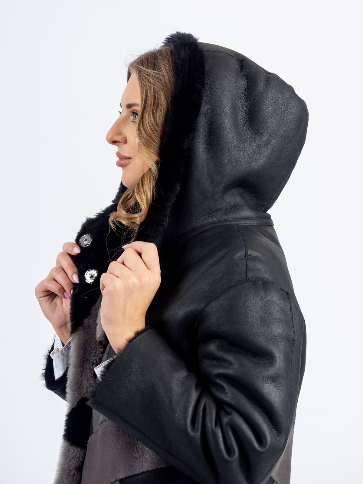 Дубленка женская из меха овчины двухсторонняя Mefi K-1770