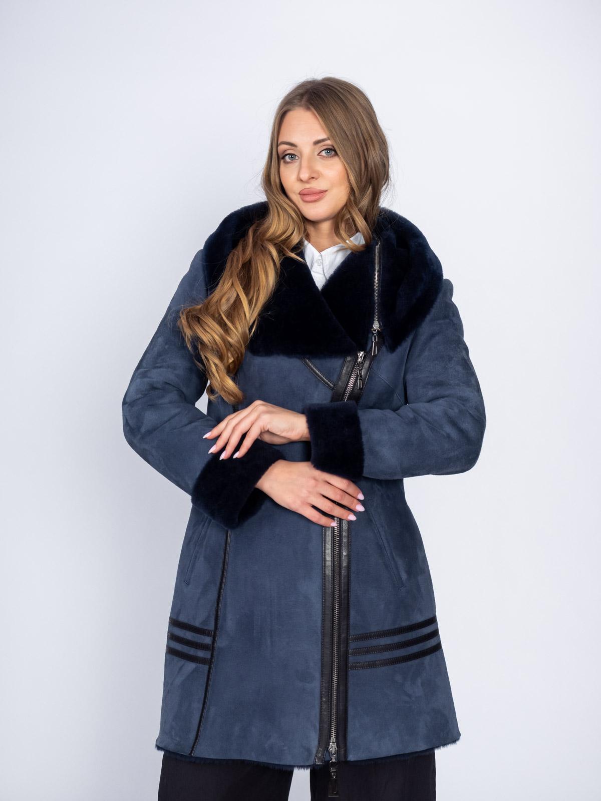 Дубленка женская из меха овчины 2228