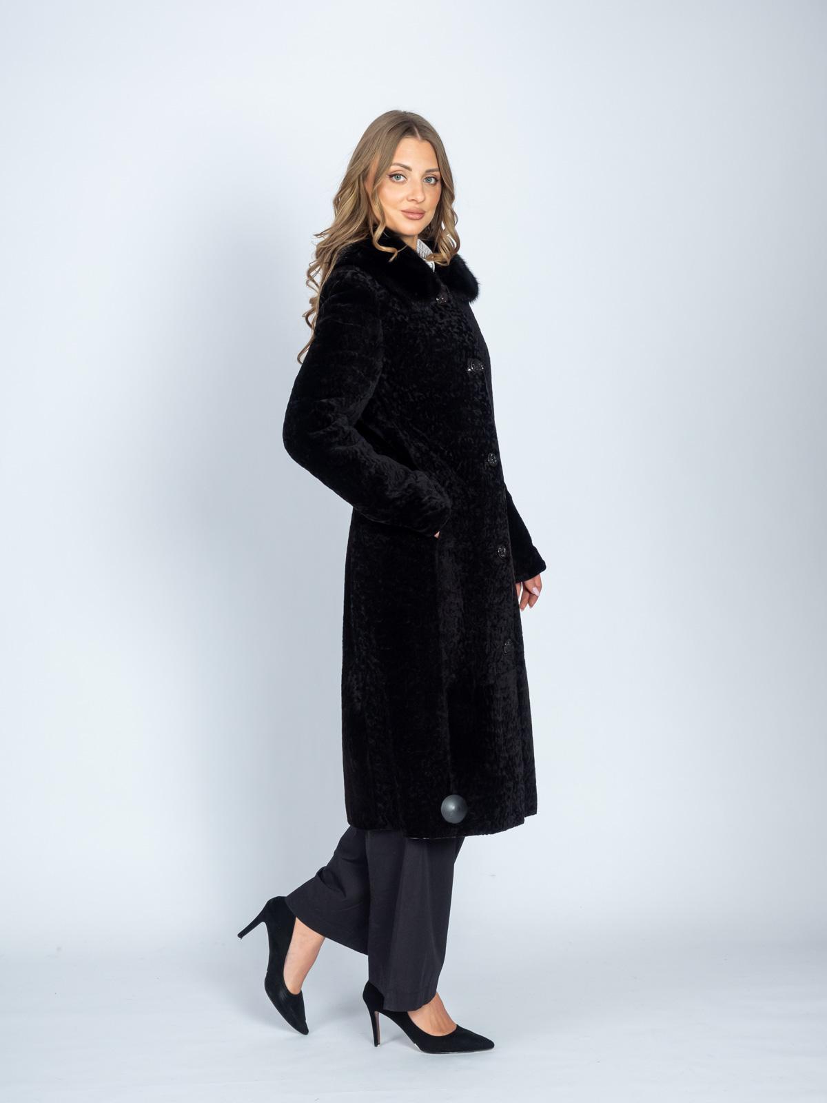 Шуба из меха овчины Рафаэль СД 296(040)