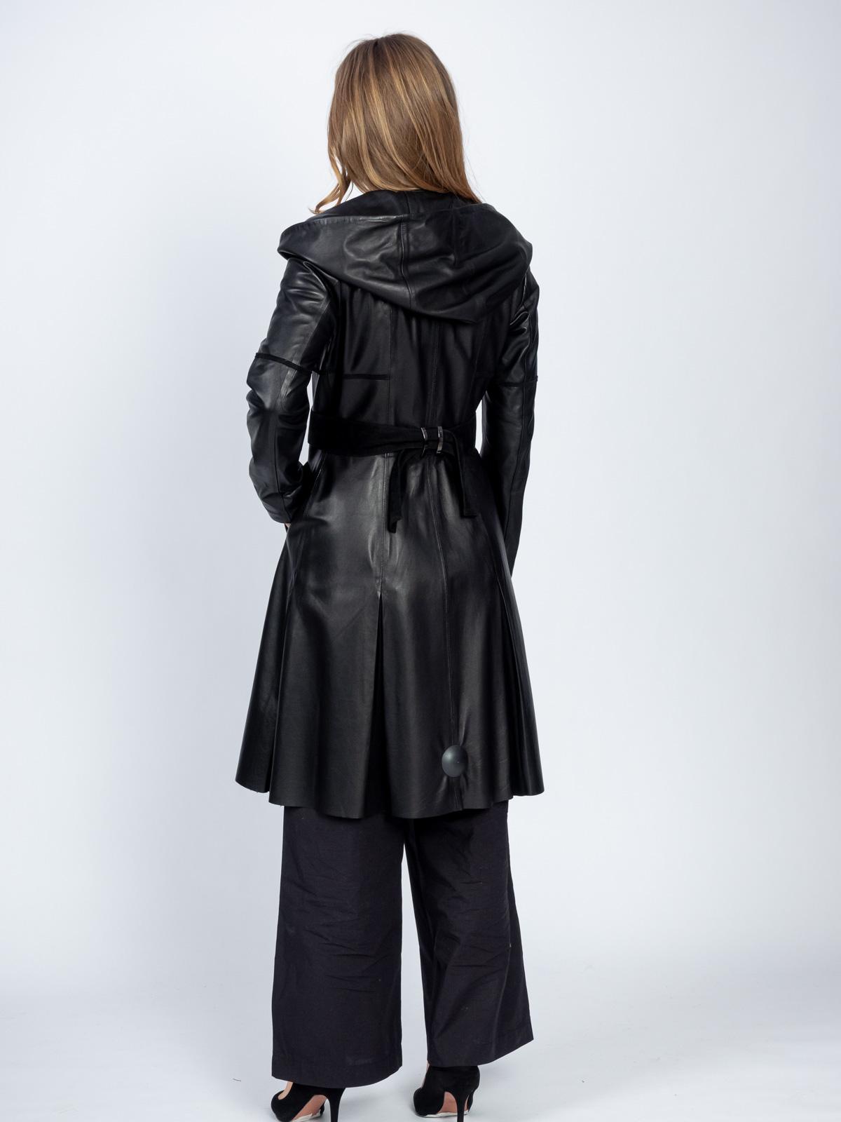 Плащ женский из натуральной кожи Dio Gamez 15393