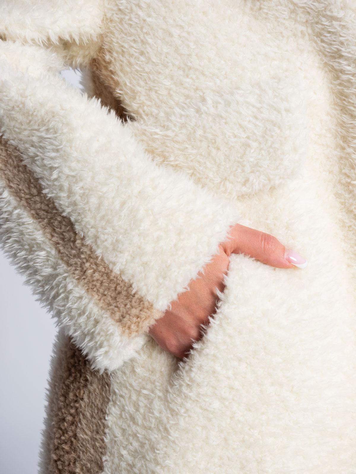 Шуба из эко-меха SOFIA С-29