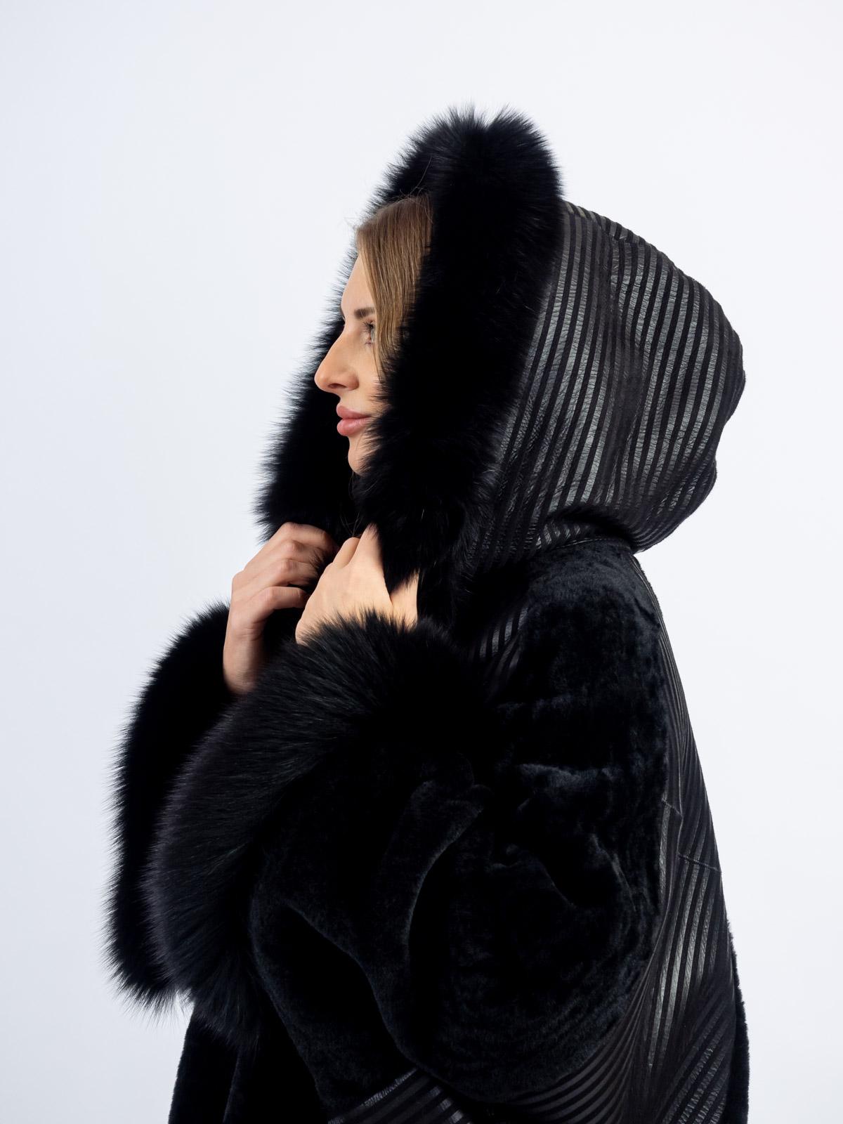 Дубленка из меха овчины LINDI WEST 7235-83KPST