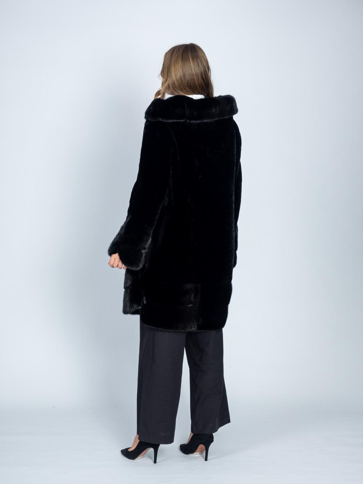 Шуба из меха овчины ADAM FURS Августа