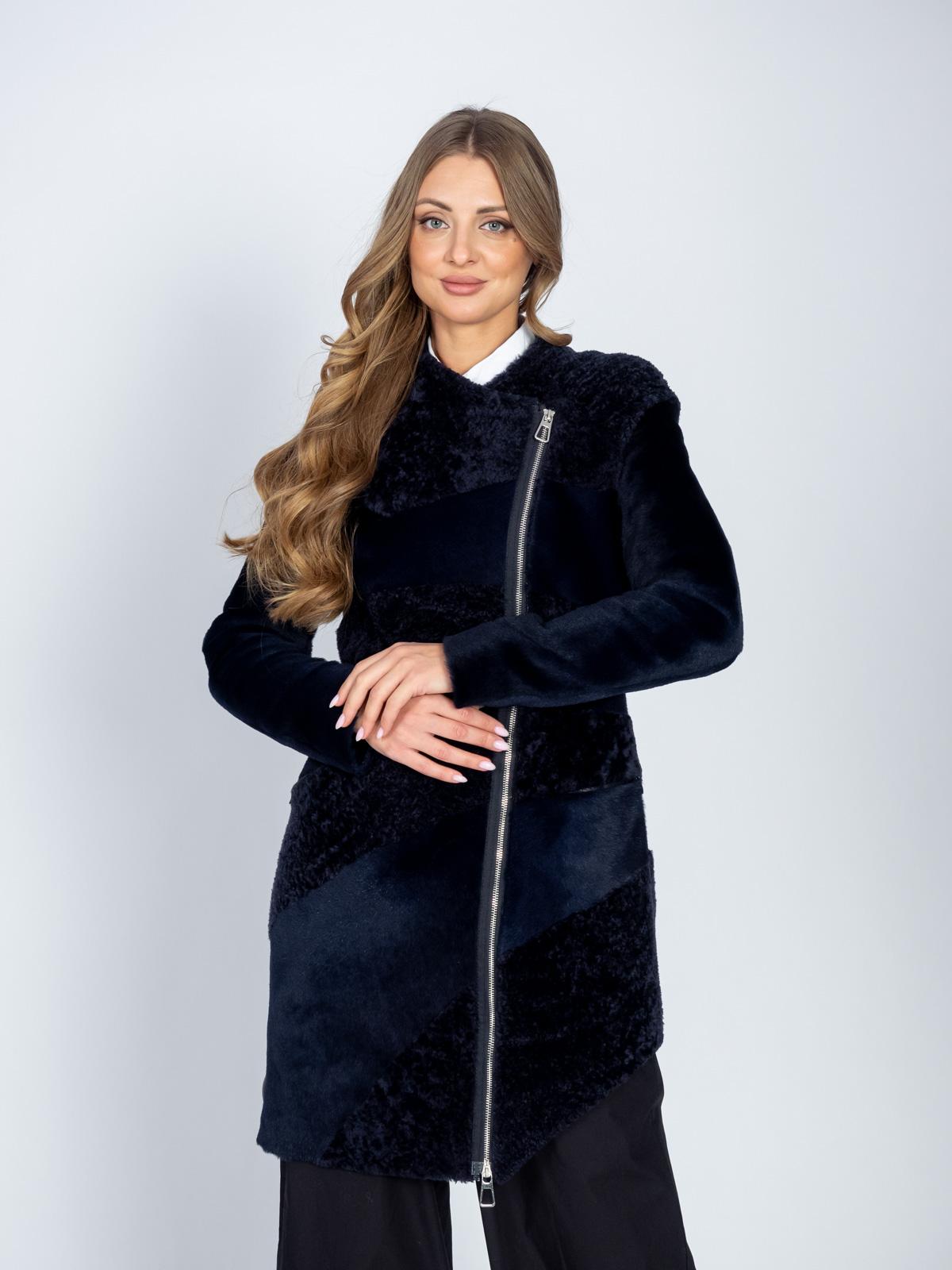 Шуба женская из меха овчины Mefi КК-10020