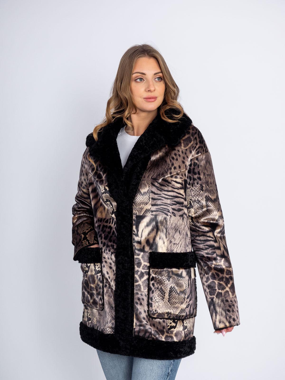 Шуба из эко-меха Simakhov SM2133