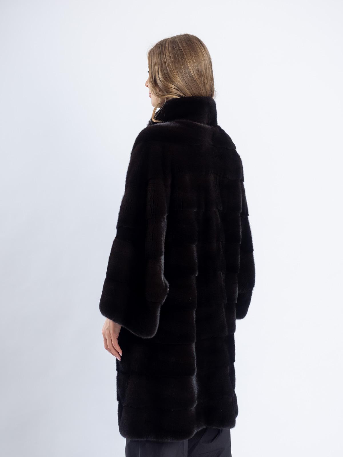 Шуба женская из меха норки Меховая Мода ОМ 6210