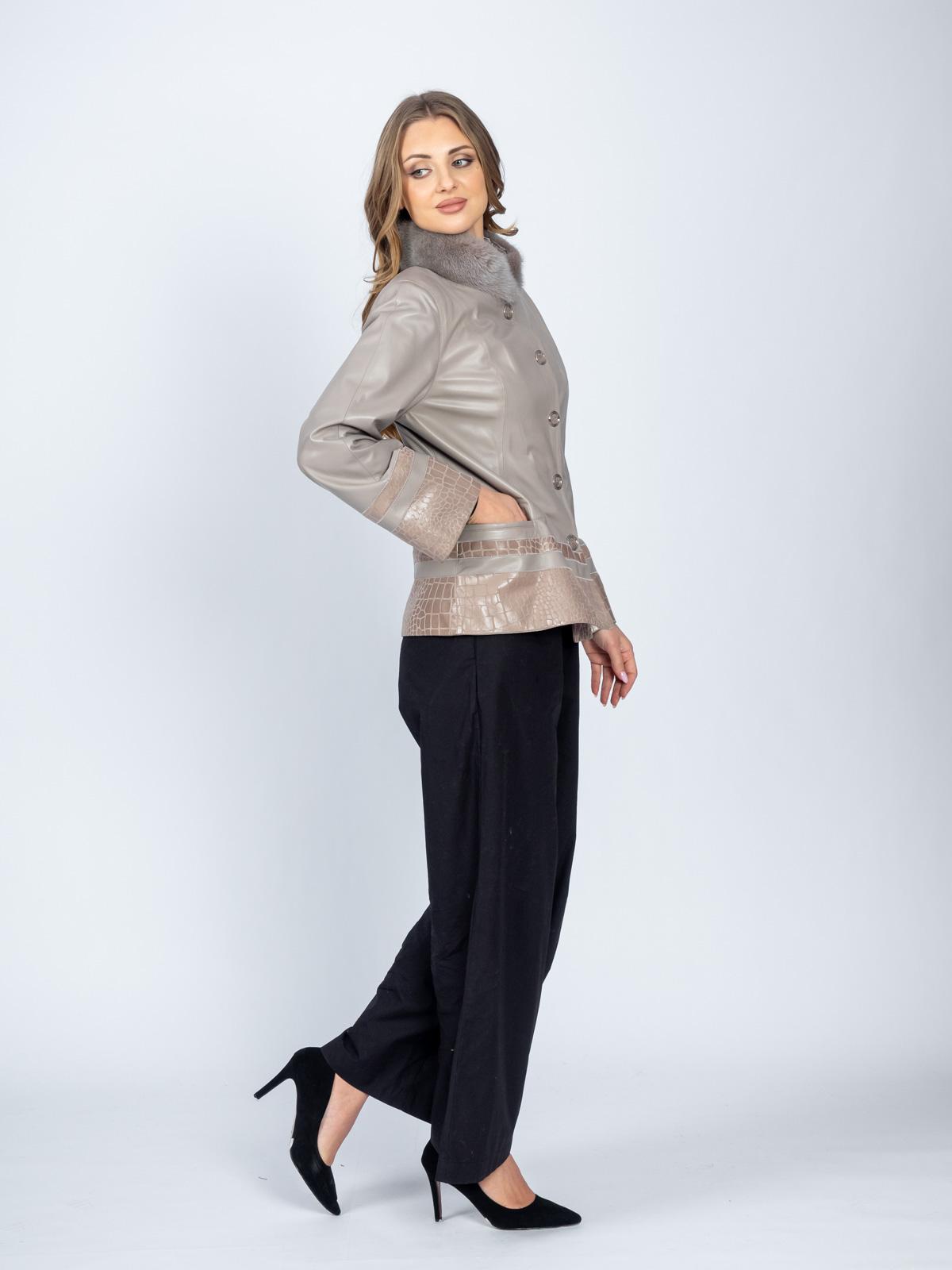 Куртка женская из натуральной кожи FASHION STAR 2079