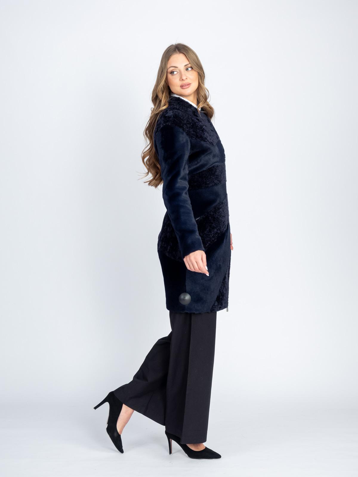 Шуба женская из меха овчины Mefi КК-10020