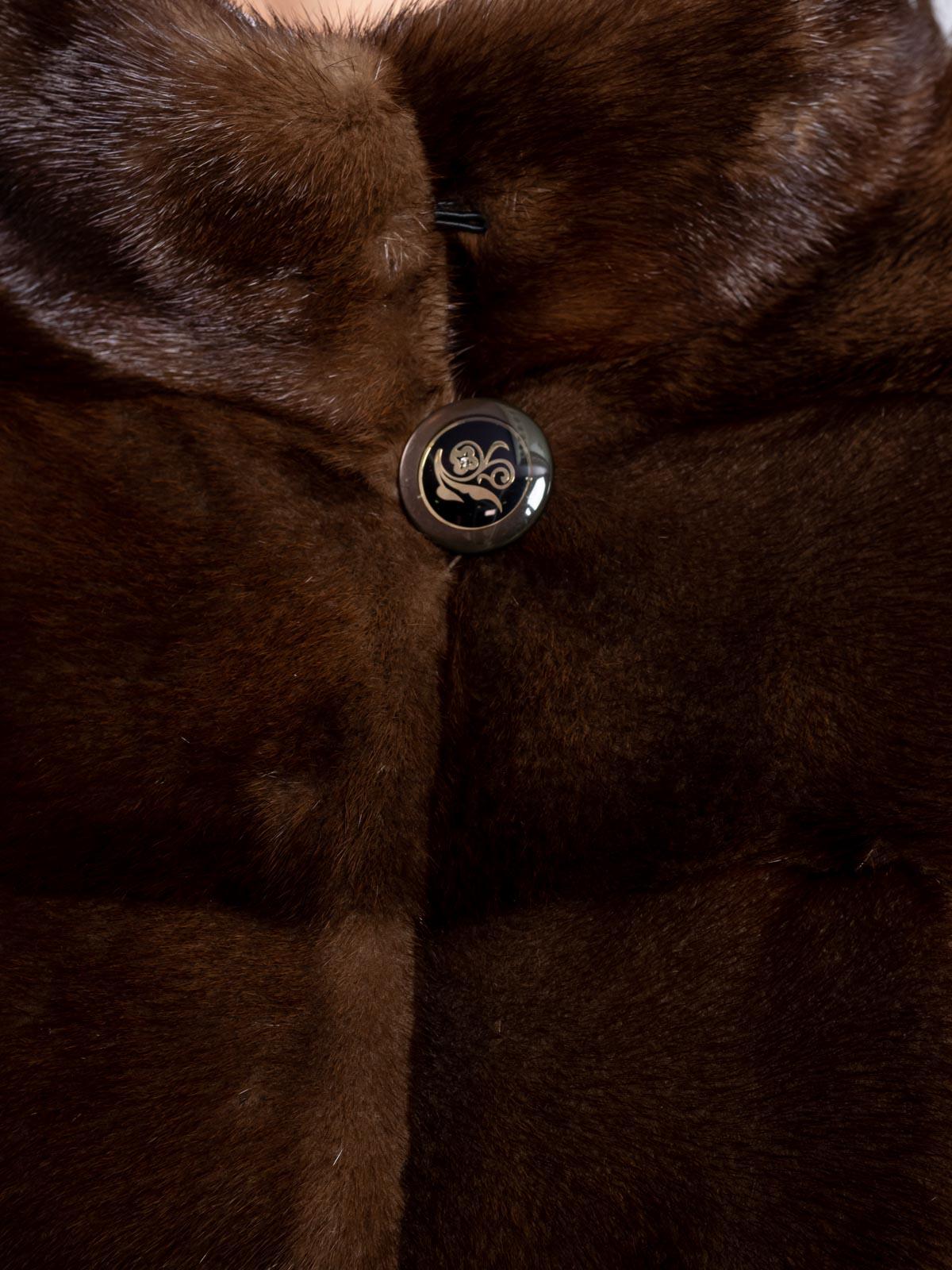 Шуба женская из меха норки Меха России 376-16