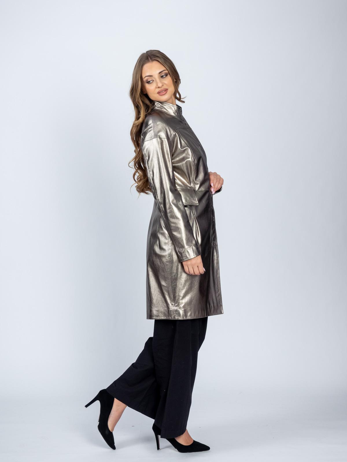 Плащ женский из натуральной кожи Carnelli BZ.18.053