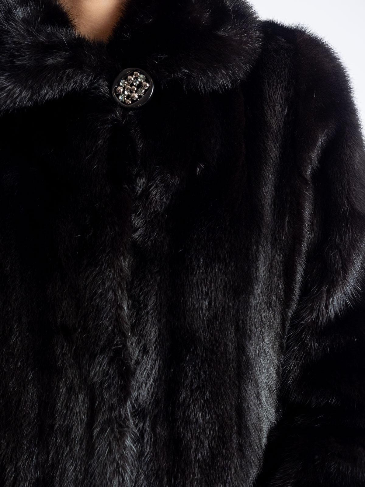 Шуба из меха норки Классика Гаде