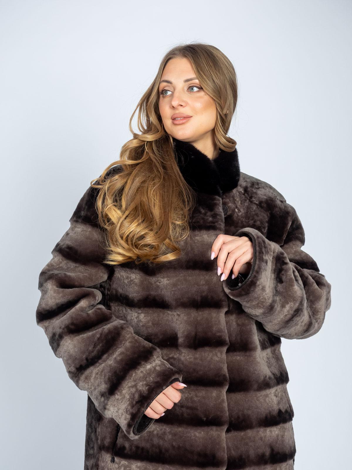 Шуба женская из меха овчины Bagira Queen M-230