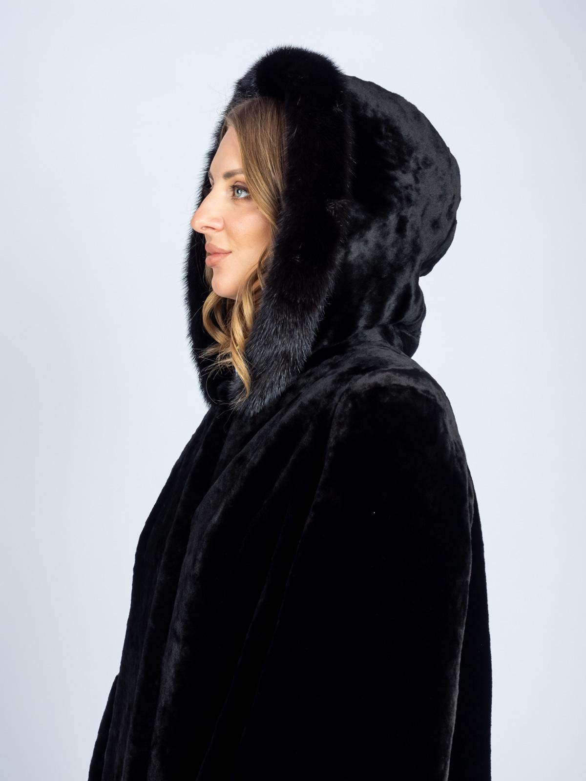 Шуба из меха овчины VERA&NIKA ШСР-6878