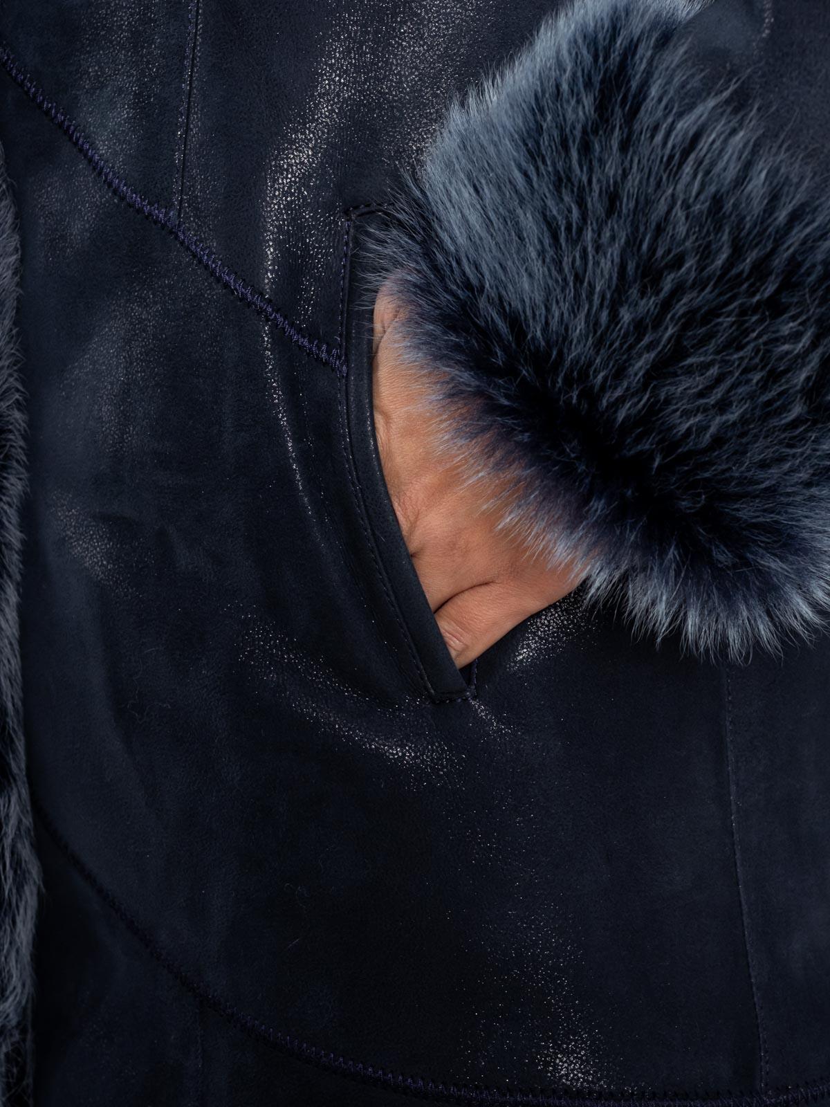 Дубленка женская из овчины Branco pelle S2488