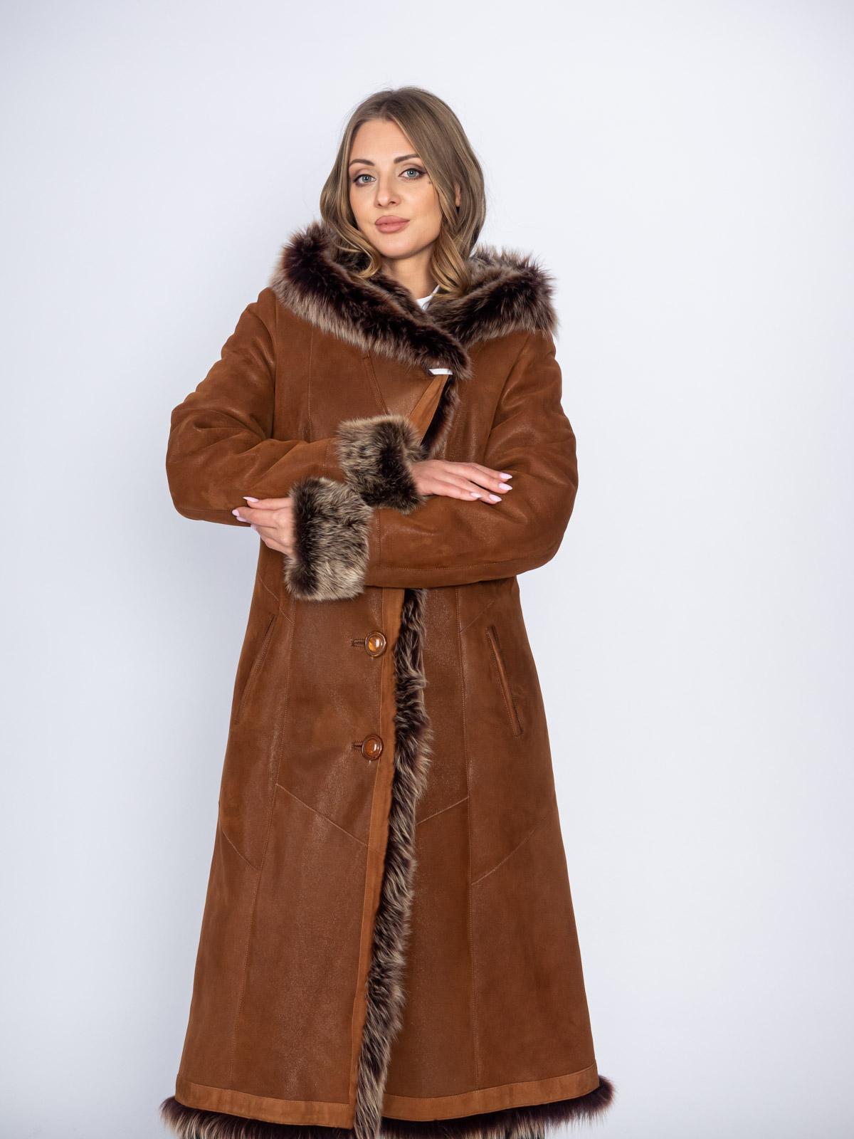 Дубленка женская из овчины Branco pelle S-2287