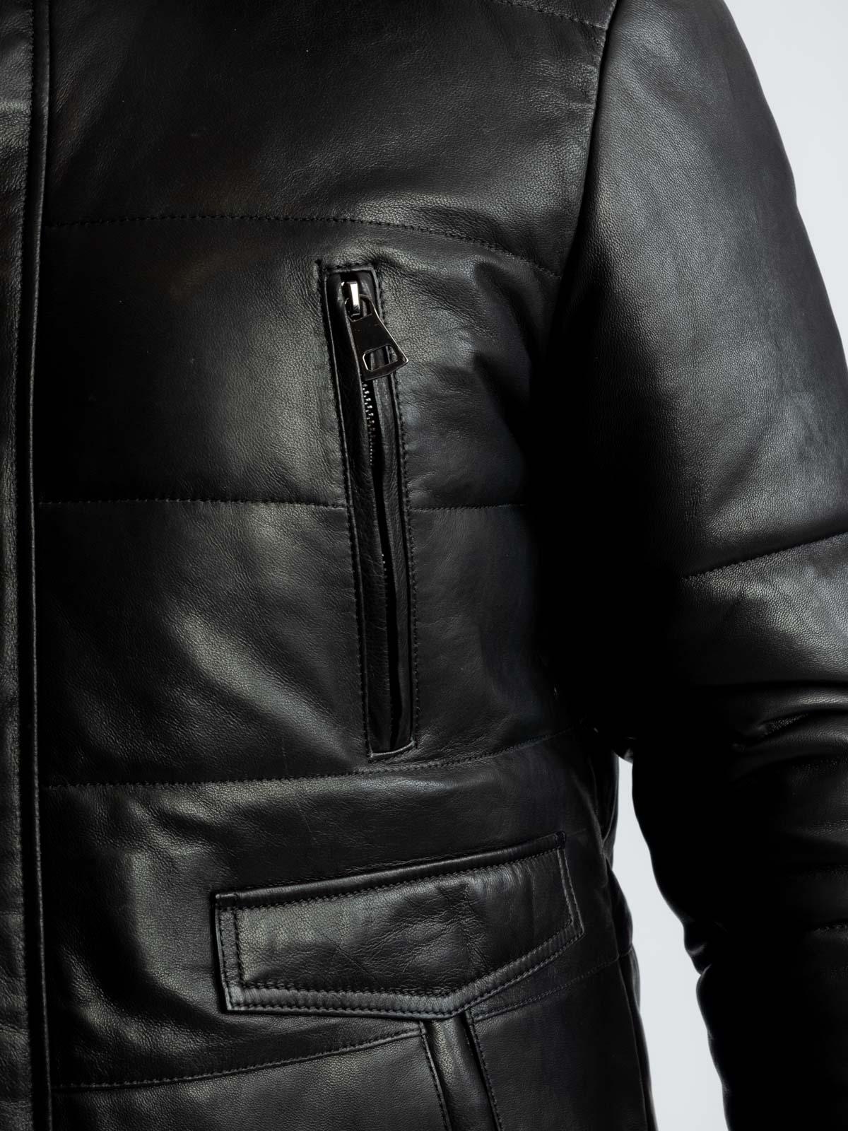 Куртка кожаная с подкладом из овчины Virado 4964