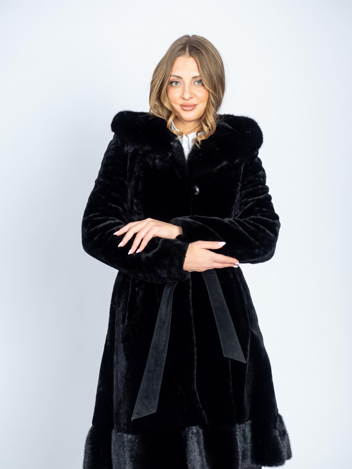 Шуба из меха овчины Меха Пятигорска Виолетта-19