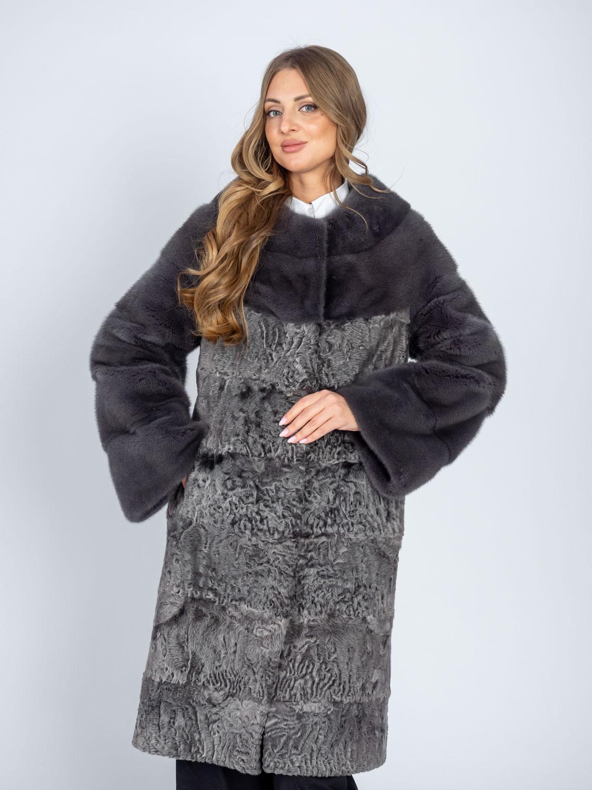 Шуба из меха каракуля Alex Шанель-Блюз 