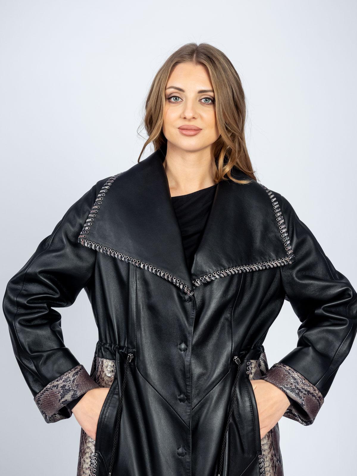 Пальто женское из натуральной кожи LINDI WEST 2563-110