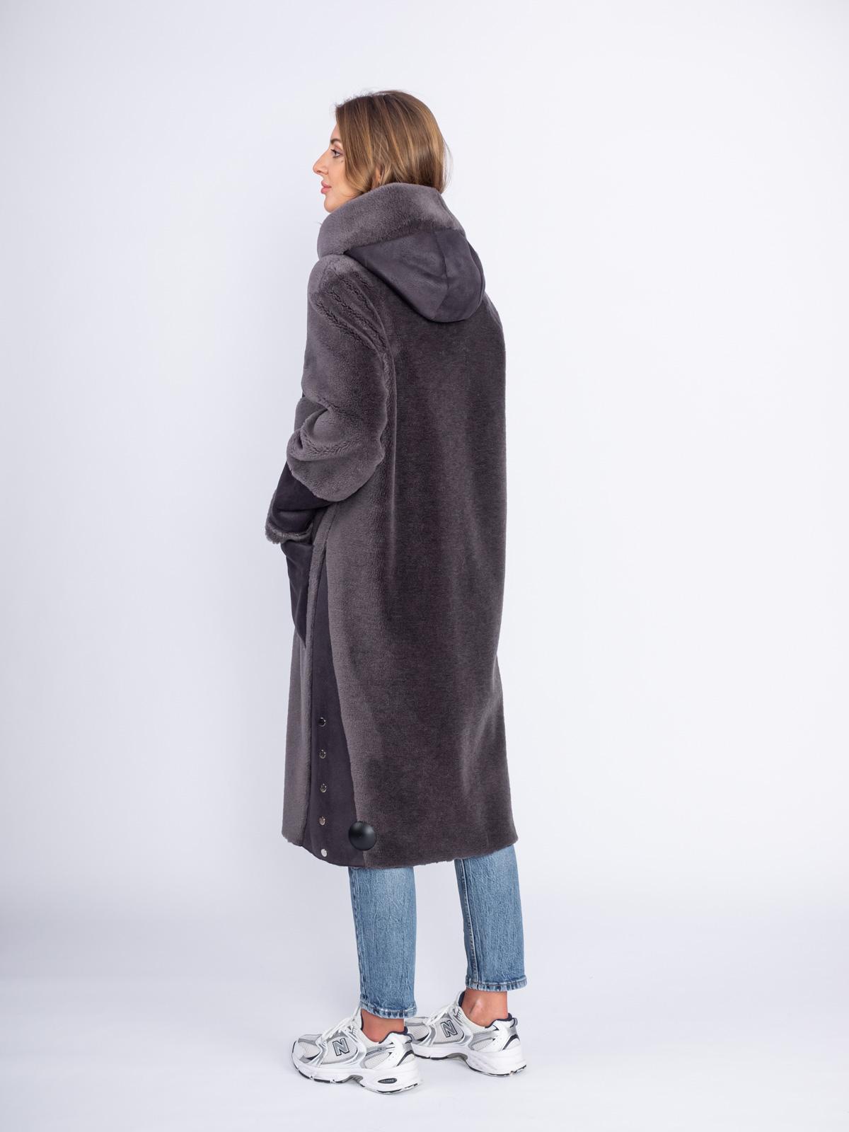 Шуба из эко-меха Дианель Меховой дом Э-130