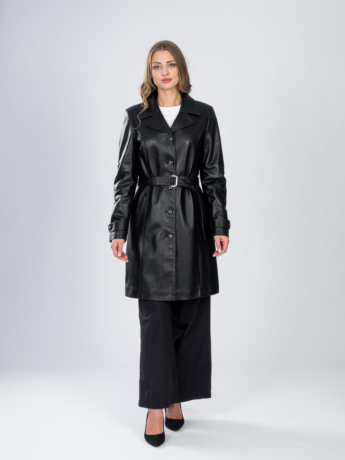 Пальто кожаное женское Viva Dolce Vita 88619