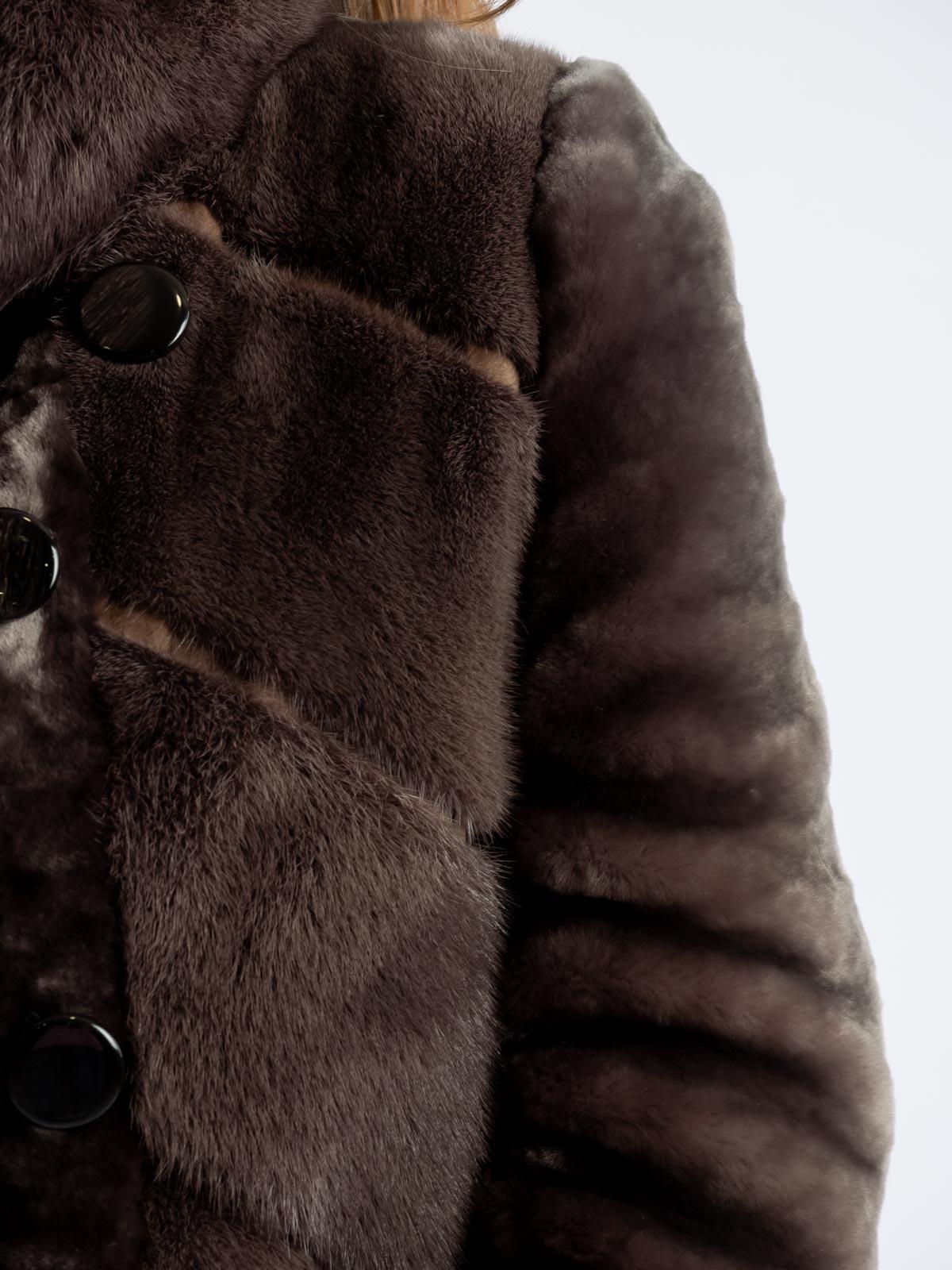 Шуба из меха овчины женская Roberto Rafio ГО-86