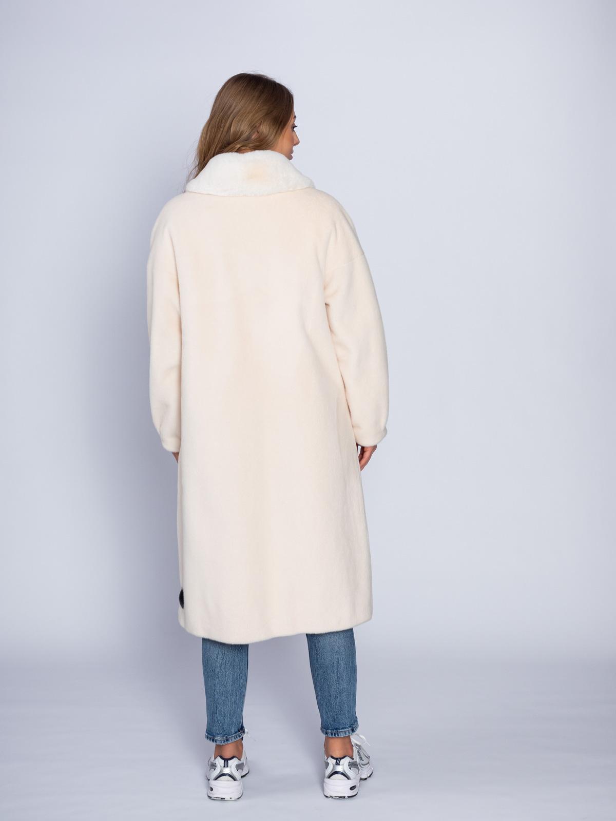 Шуба из эко-меха норки REBBEKA Q-582