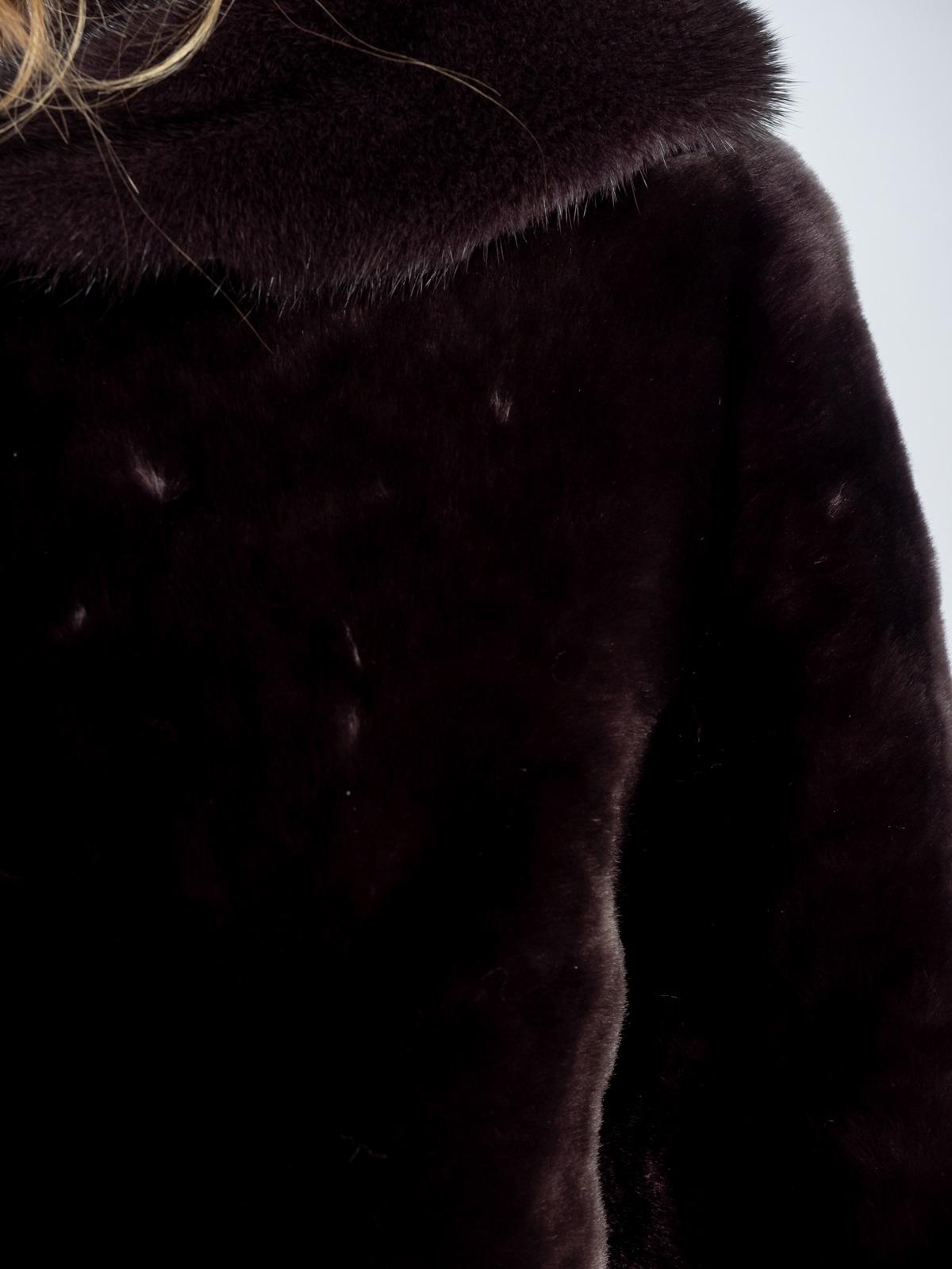 Шуба из меха овчины МиРель М-504