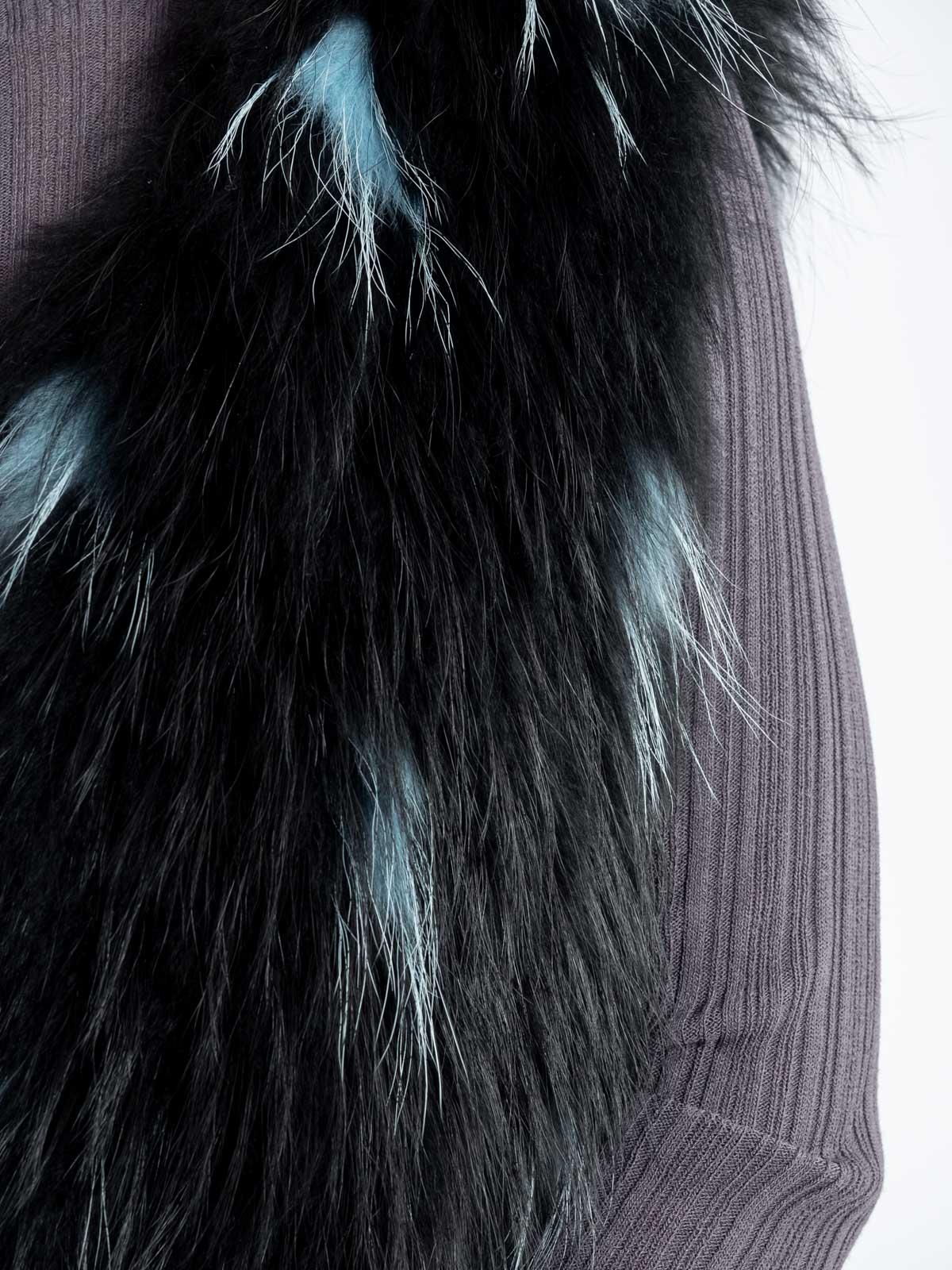 Жилет Империя Меха енот 