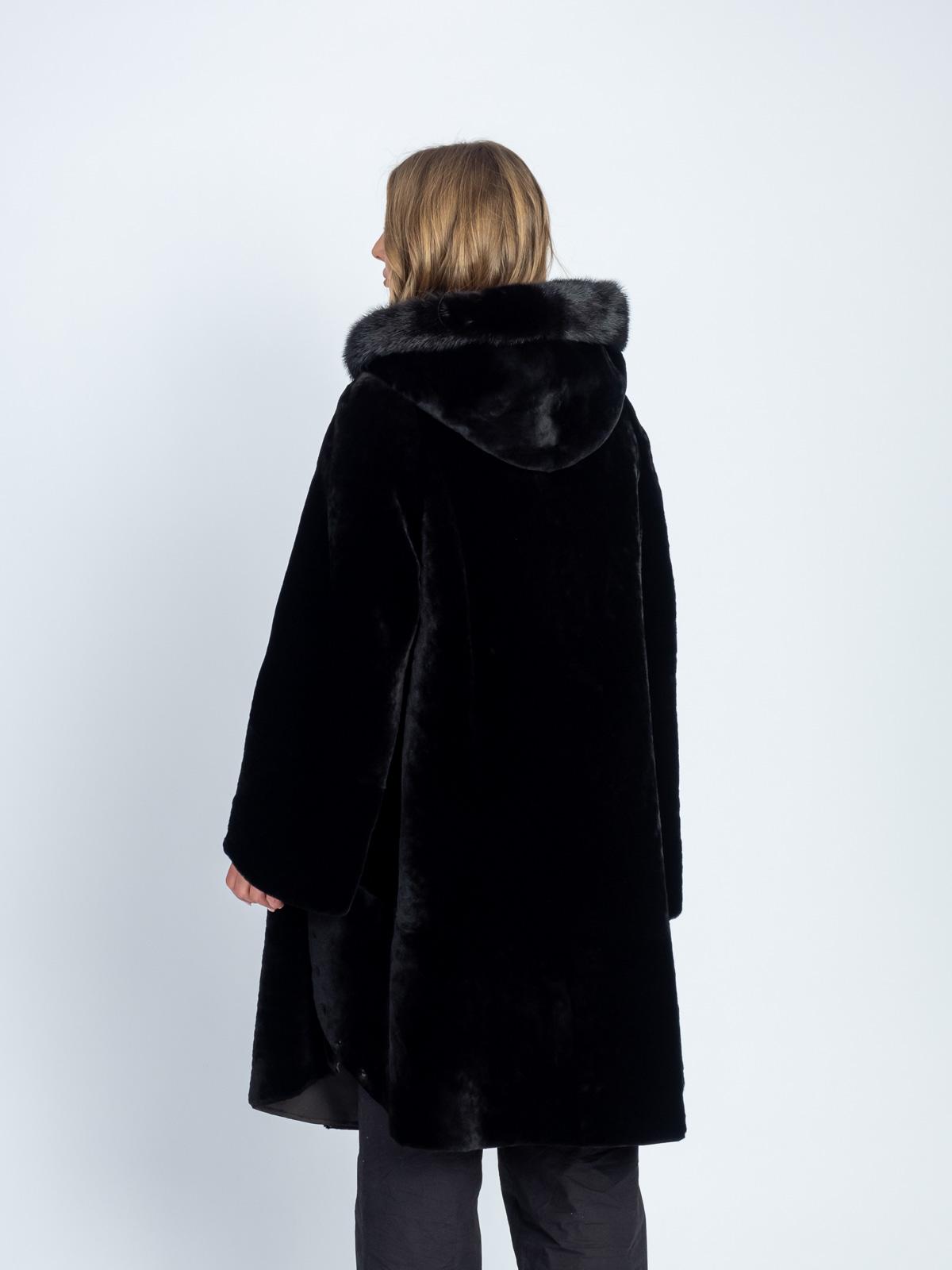 Шуба из меха овчины VERA&NIKA ШСР-6878