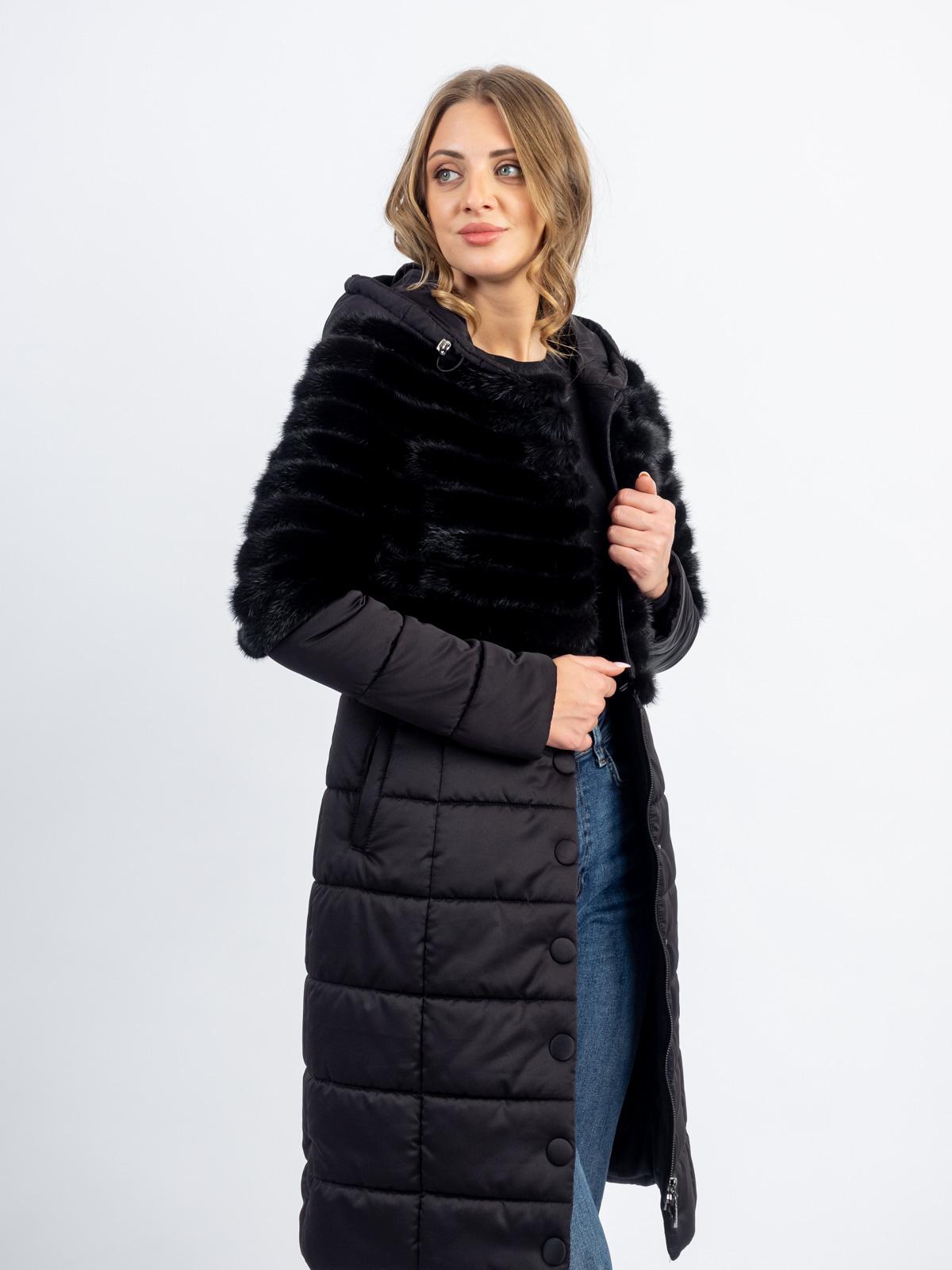 Пальто из меха норки 016